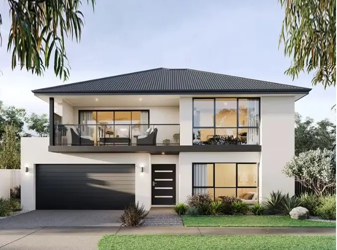 Concept de villa familiale moderne